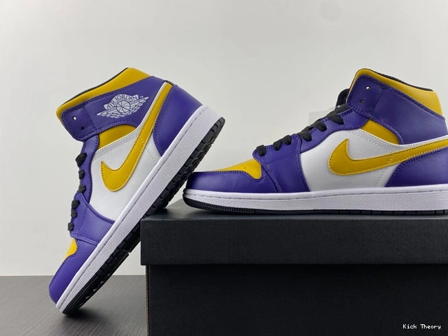 Kick Theory Functional DQ8426- Jordan 1 Lakers 3696 Mid 1013